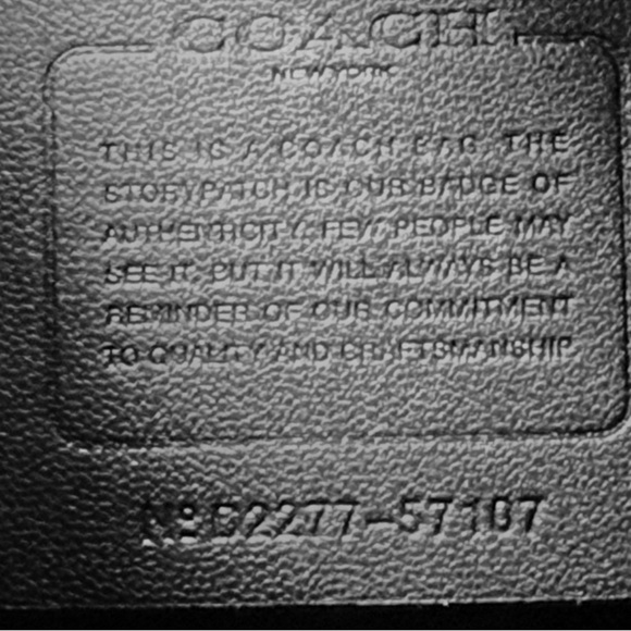 Coach Turnlock Chain Tote Bag Shoulder #57107 Purse Pebbled Leather Black Gold - Picture 4 of 11